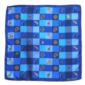 ETRO Men's Pochette Jamul Silk Pocket Square New